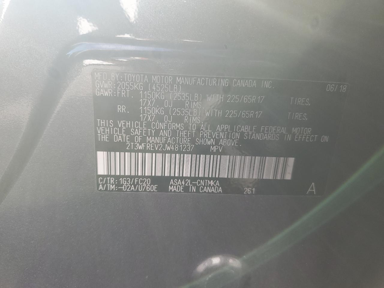 2018 Toyota RAV 4 - Image 13