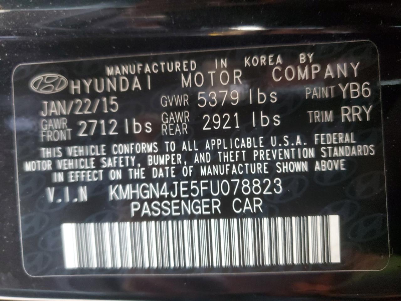 2015 Hyundai Genesis - Image 12