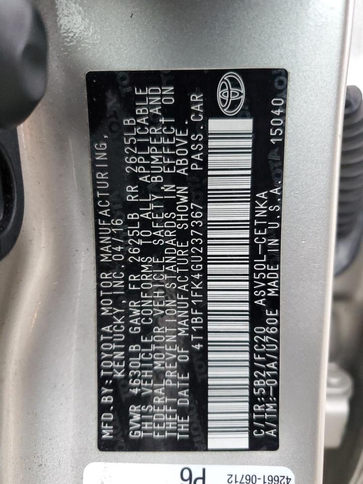2016 Toyota Camry - Image 12
