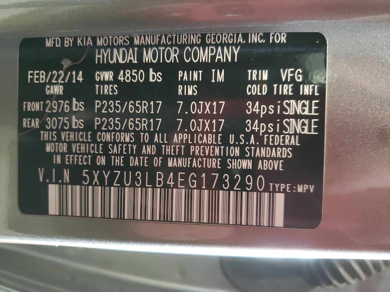 2014 Hyundai Santa Fe - Image 14