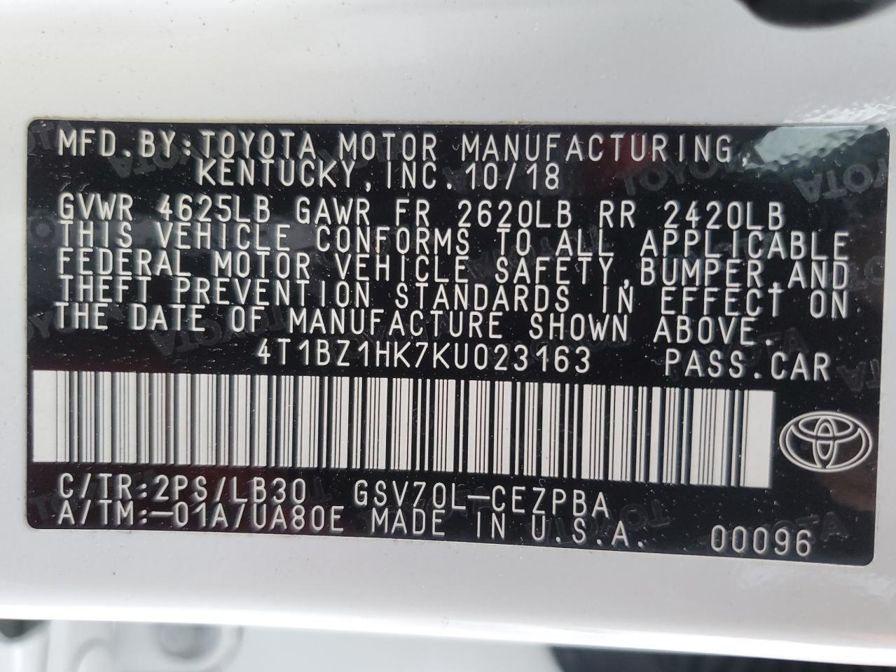 2019 Toyota Camry - Image 13
