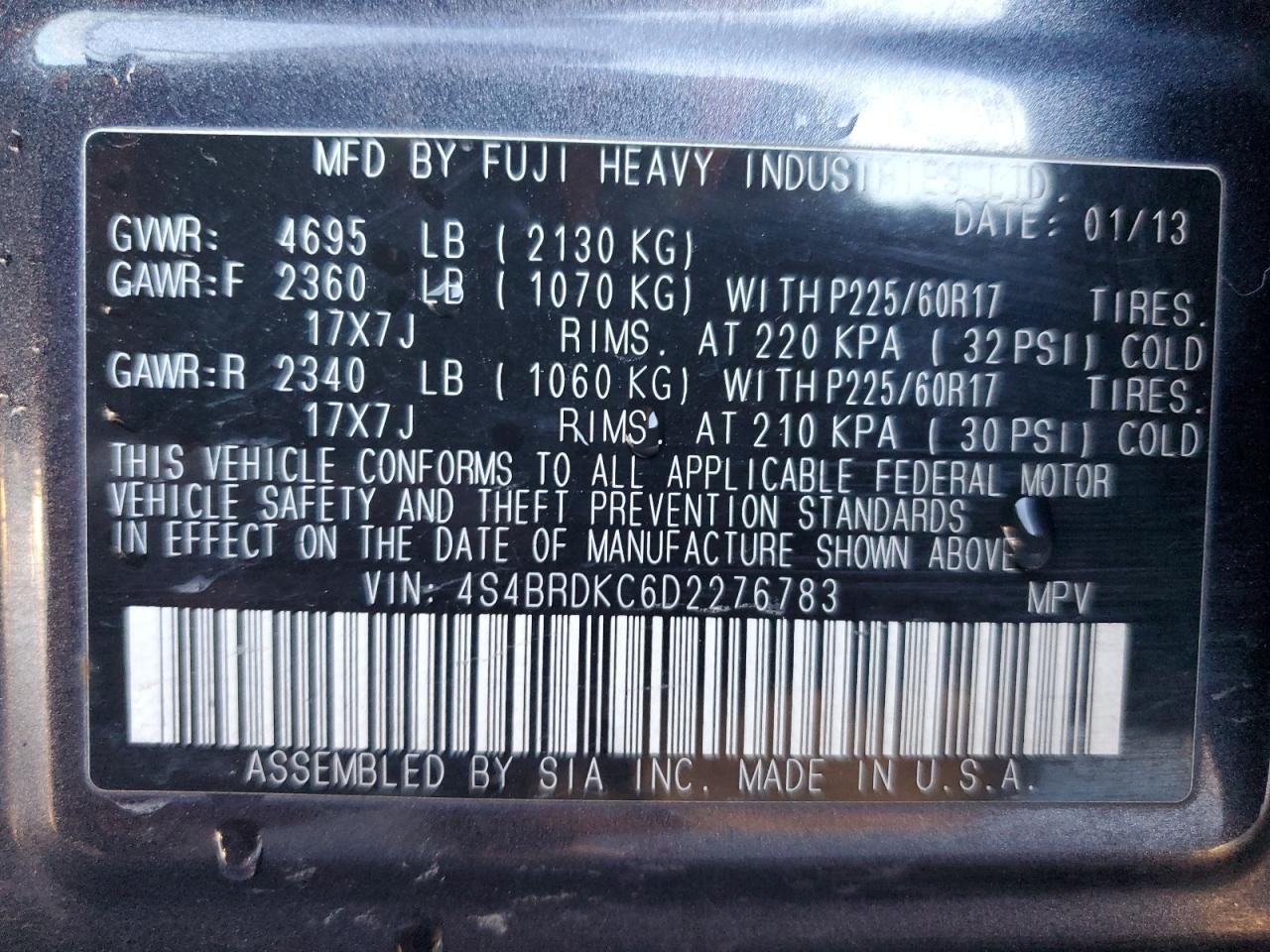 2013 Subaru Outback - Image 14