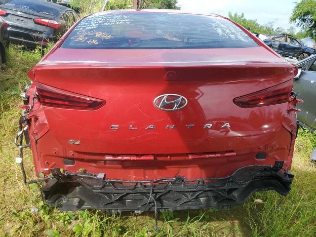  HYUNDAI ELANTRA 2020 Red