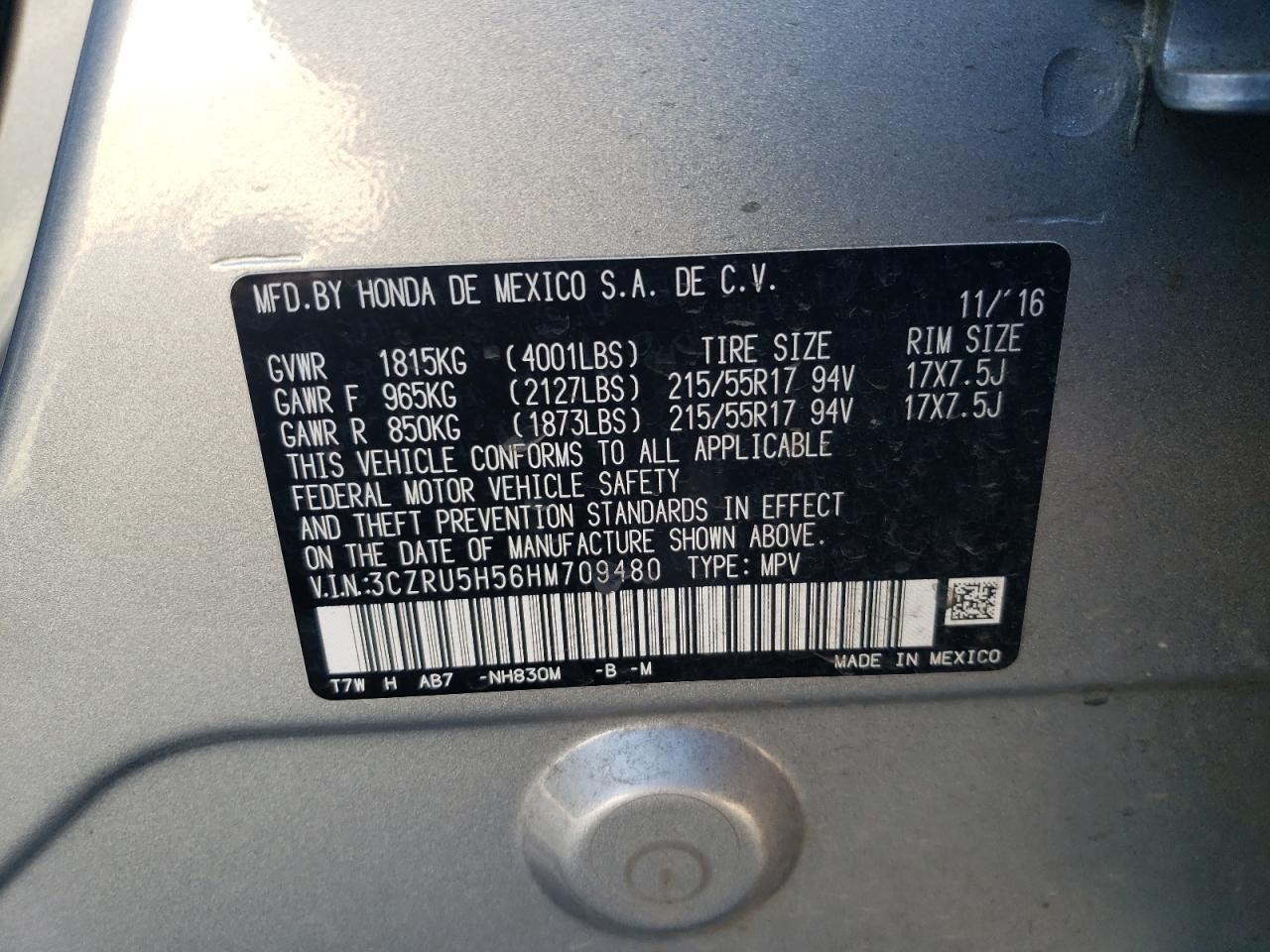2017 Honda HR-V - Image 13