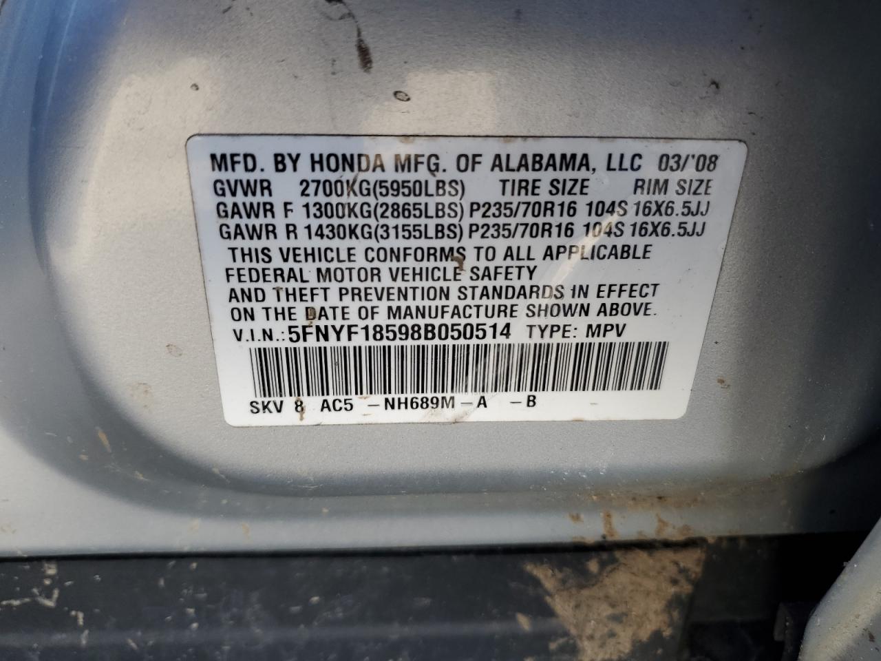 2008 Honda Pilot - Image 13