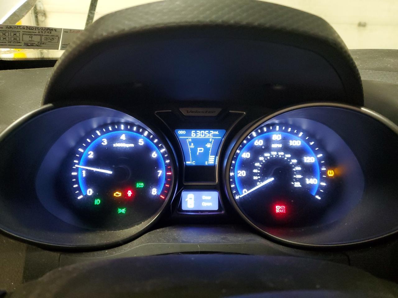 2015 Hyundai Veloster Turbo VIN: KMHTC6AE0FU228949 Lot: 71609415