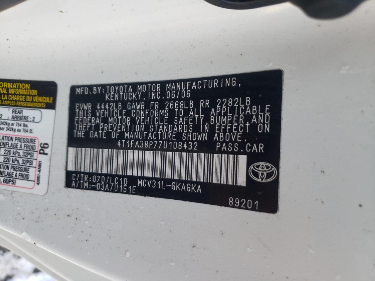2007 Toyota Camry Solara - Image 12