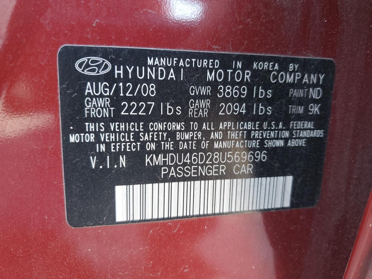 2008 Hyundai Elantra - Image 14