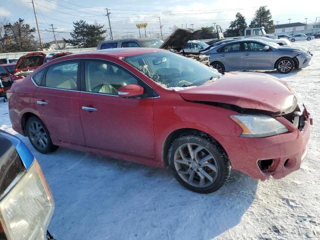  NISSAN SENTRA 2015 Красный