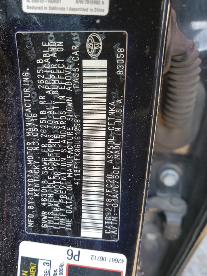 2016 Toyota Camry - Image 12