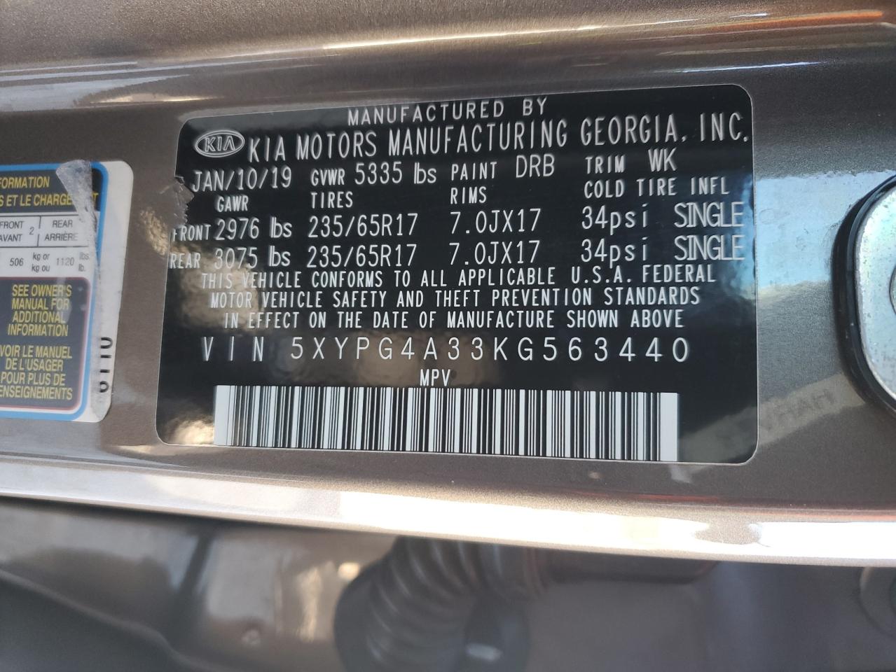 2019 Kia Sorento - Image 13