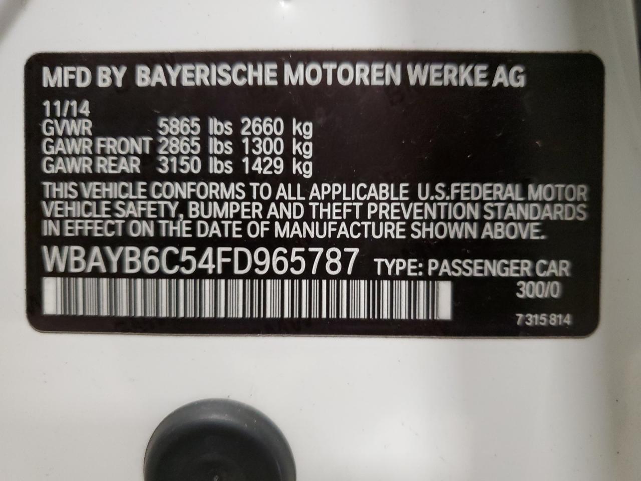 2015 BMW 7er - Image 12