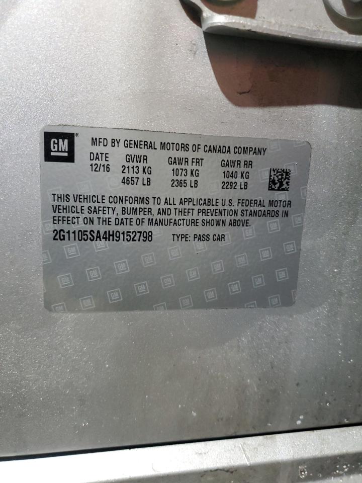 2017 Chevrolet Impala - Image 12