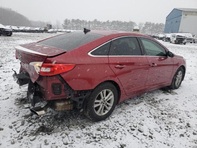  HYUNDAI SONATA 2016 Красный