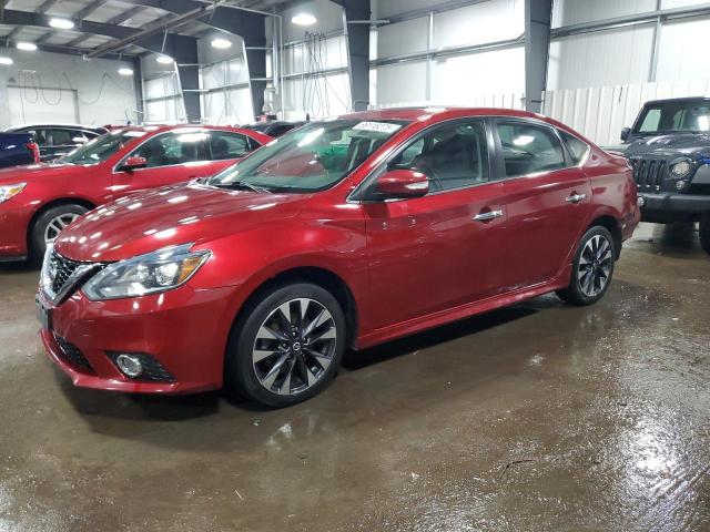 NISSAN SENTRA 2017 Червоний
