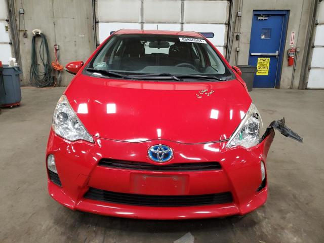 Hatchbacks TOYOTA PRIUS 2014 Czerwony