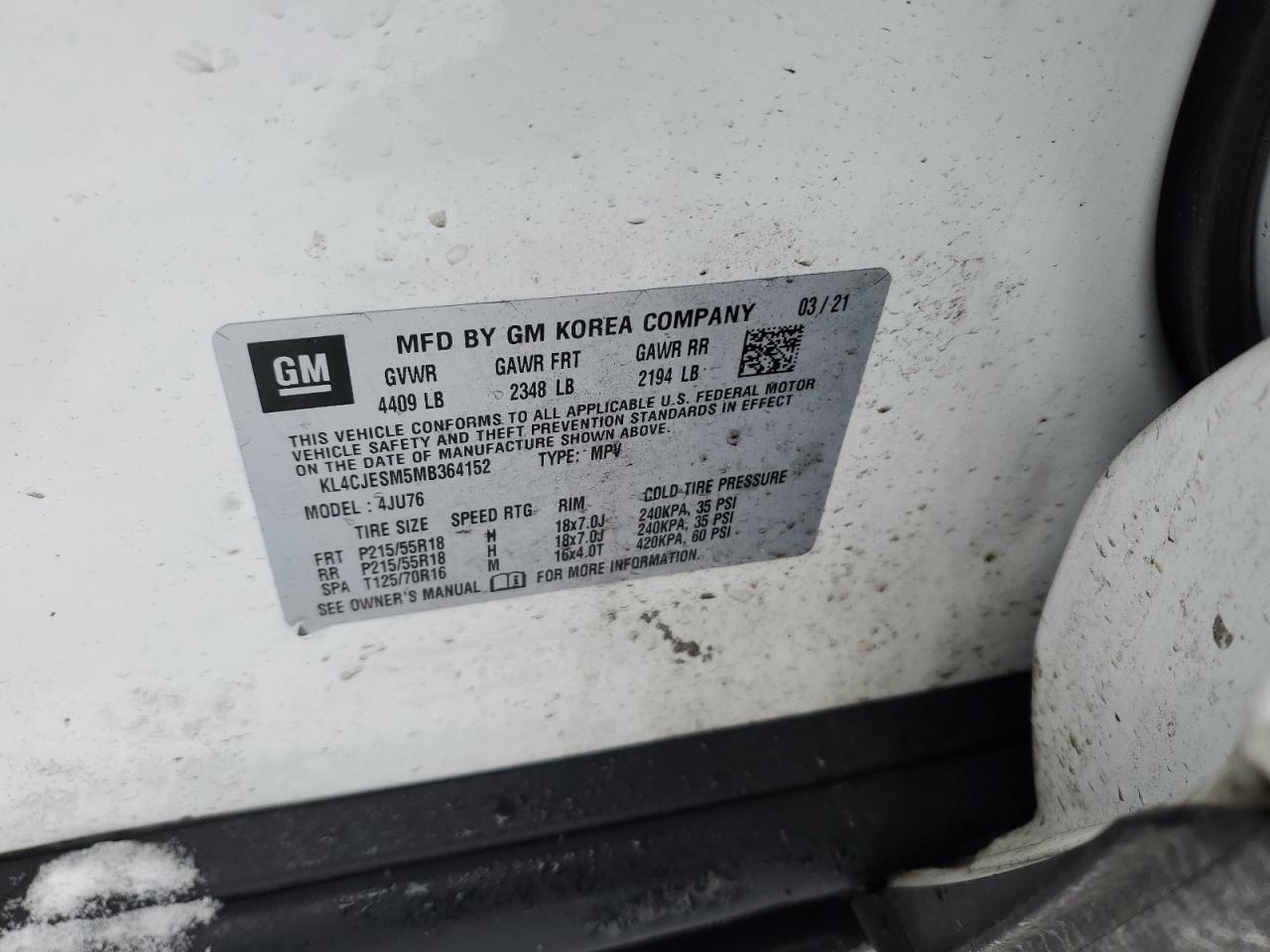 2021 Buick Encore - Image 15