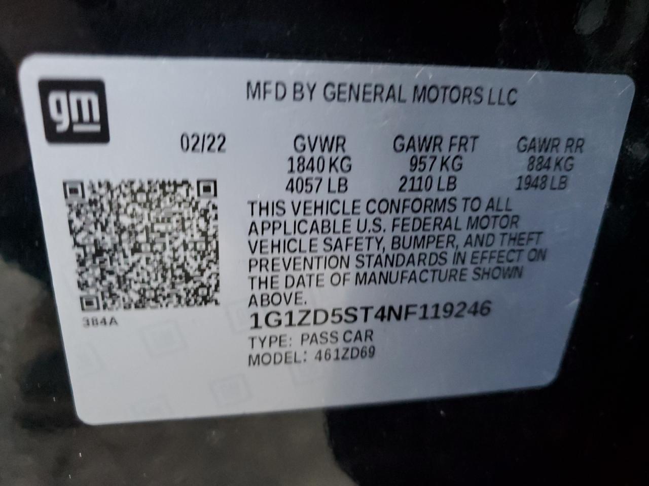 2022 Chevrolet Malibu - Image 14