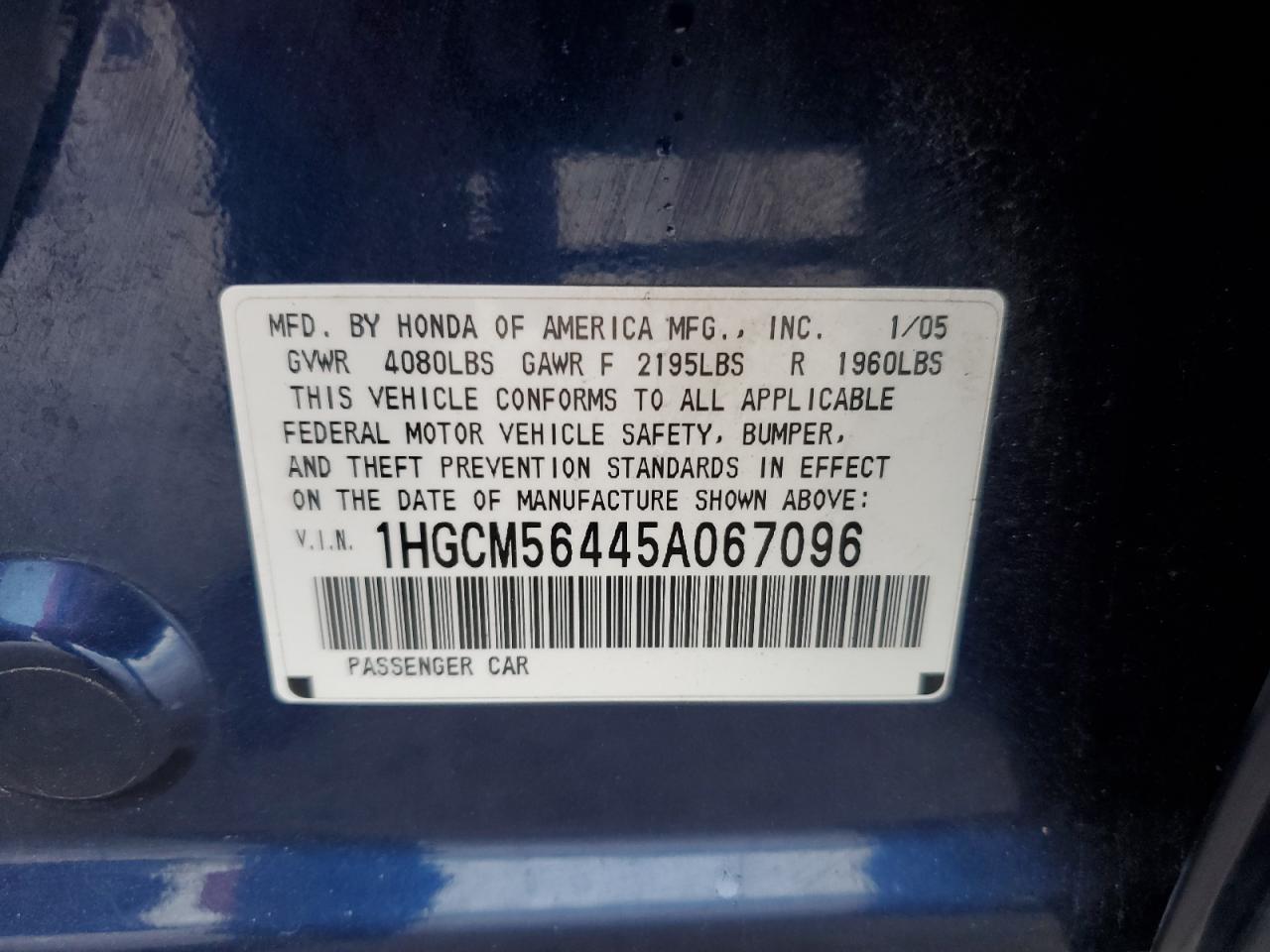 2005 Honda Accord - Image 14