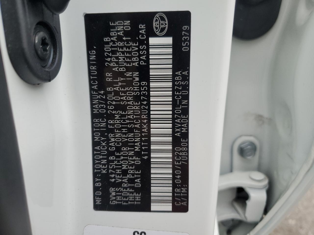 2024 Toyota Camry - Image 12