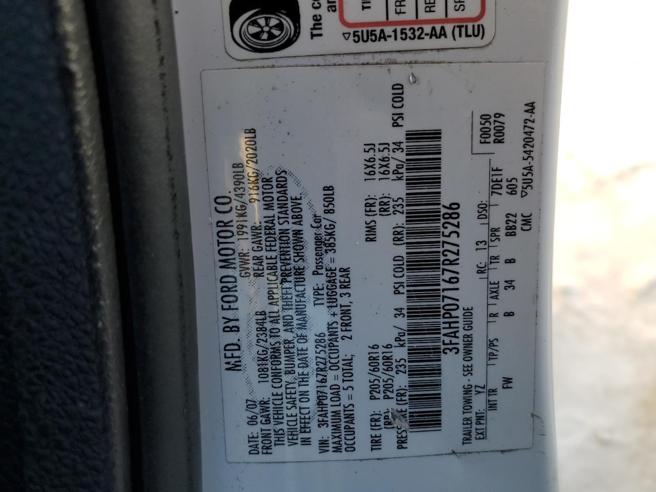 2007 Ford Fusion - Image 12