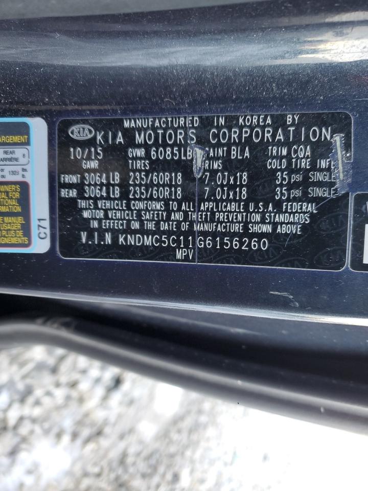 2016 Kia Sedona - Image 15
