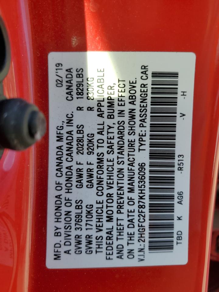 2019 Honda Civic - Image 13