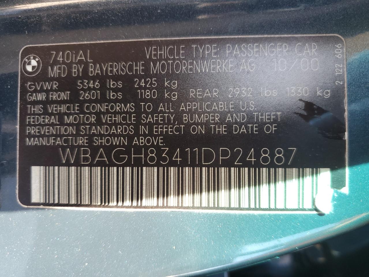 2001 BMW 7er - Image 12