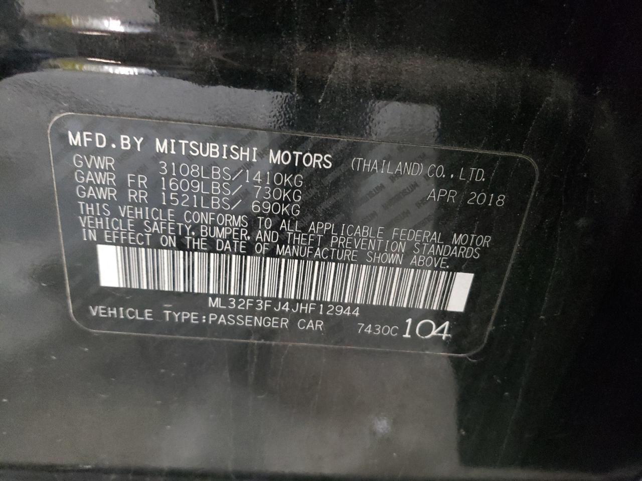 2018 Mitsubishi Mirage - Image 13