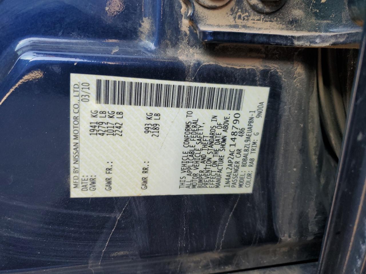 2010 Nissan Altima - Image 12