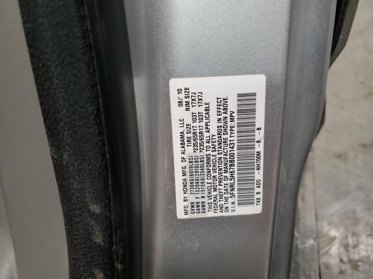 2011 Honda Odyssey - Image 15