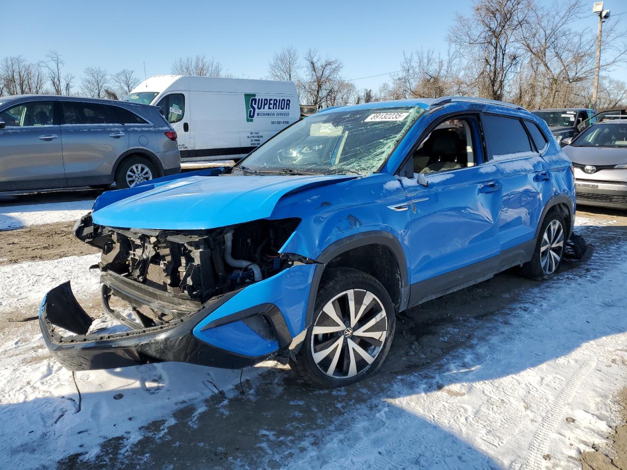 2022 Volkswagen Taos Se en Venta en Baltimore, MD - All Over