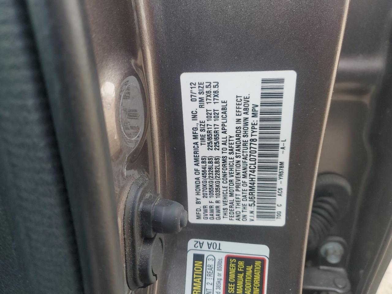 2012 Honda CR-V - Image 13