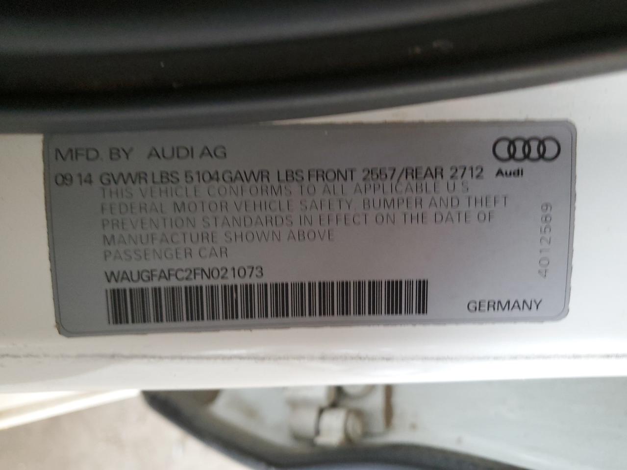 2015 Audi A6 - Image 12