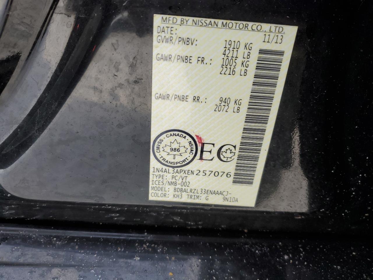 2014 Nissan Altima - Image 12