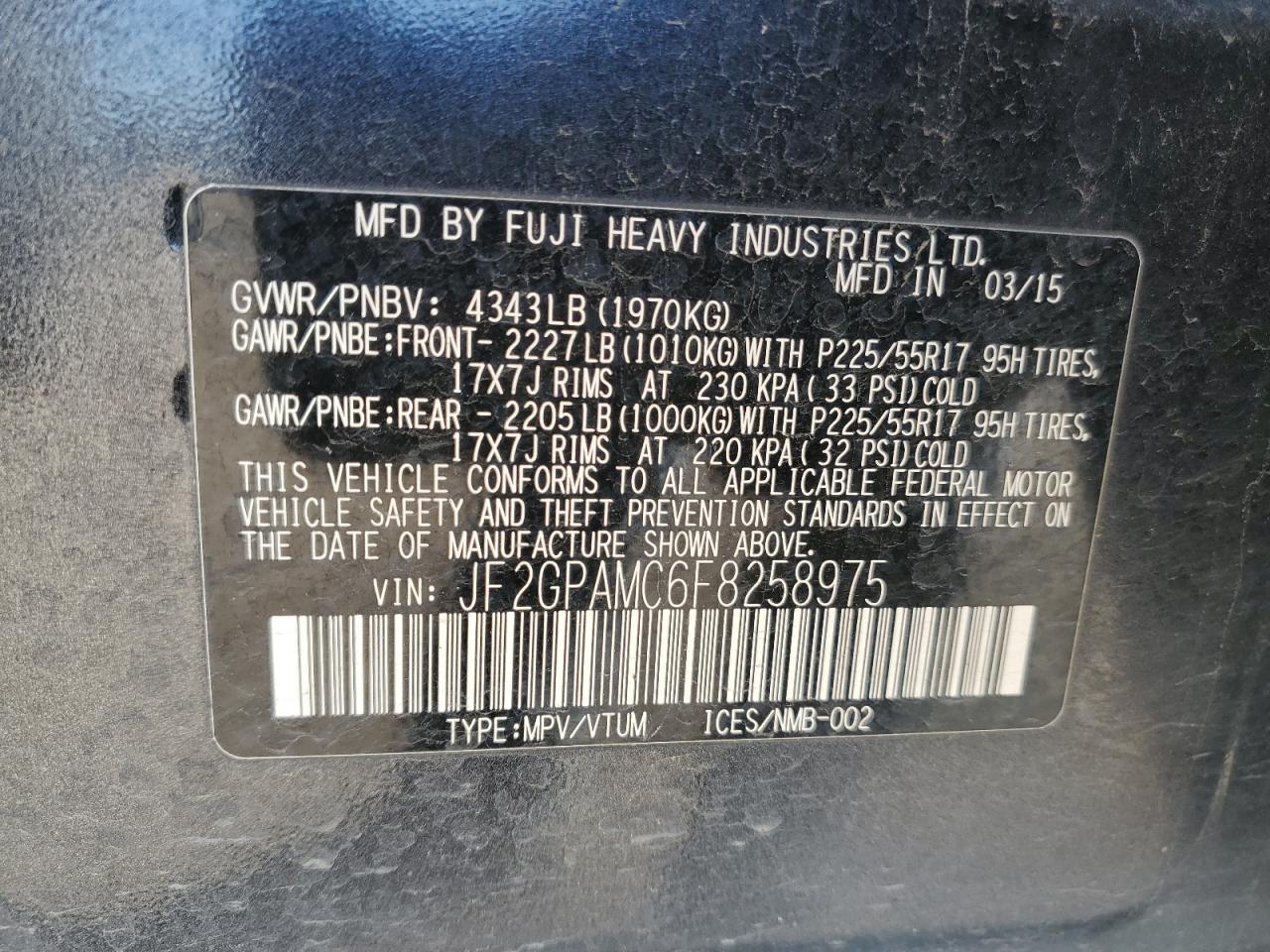 2015 Subaru XV - Image 13