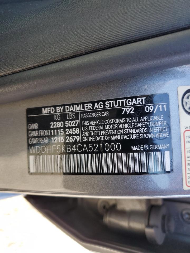 2012 Mercedes-Benz E-klasse - Image 13