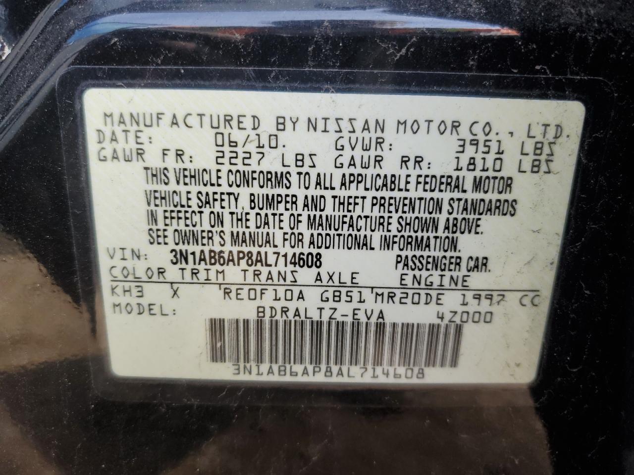 2010 Nissan Sentra - Image 12