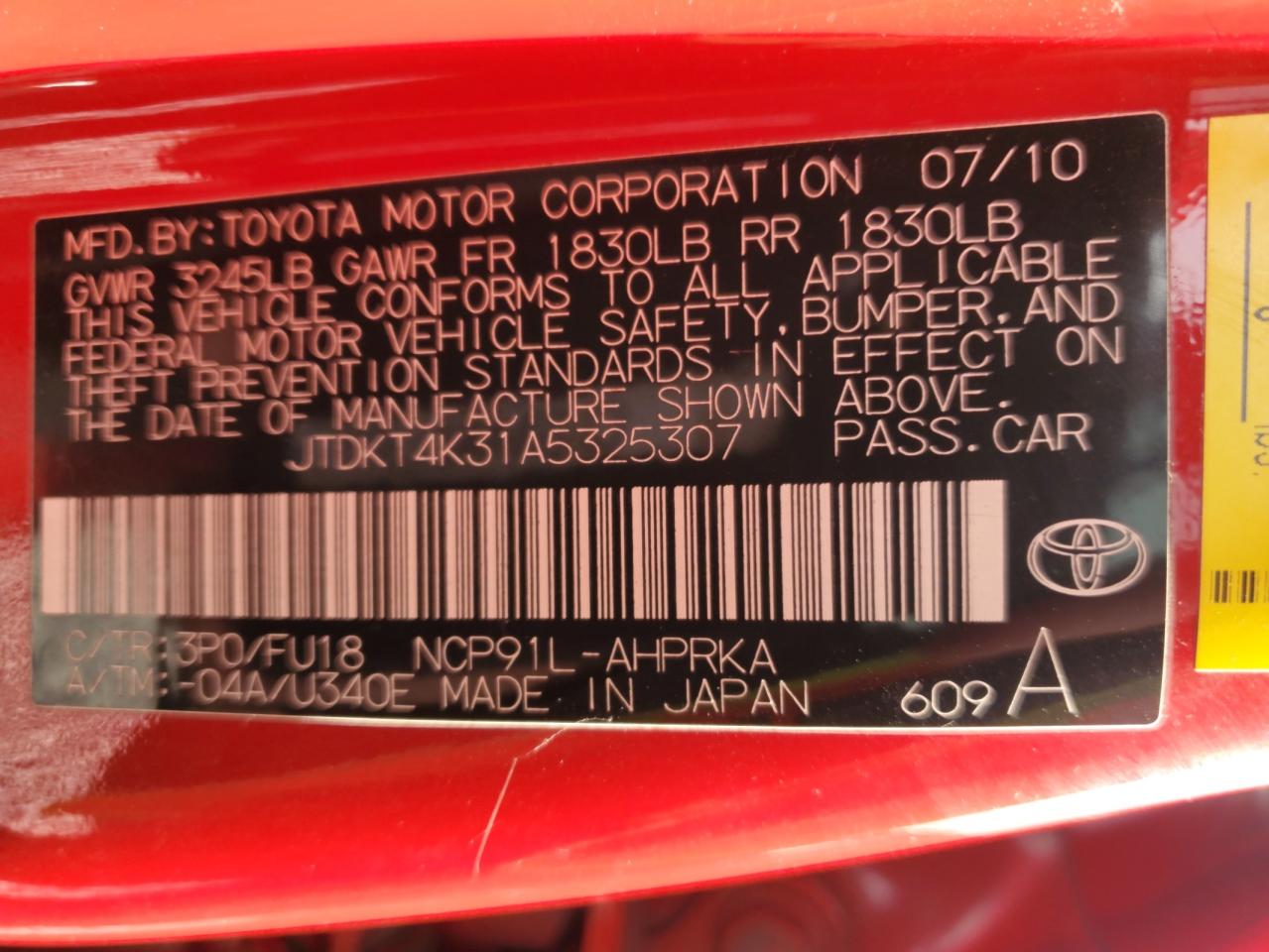 2010 Toyota Yaris - Image 14
