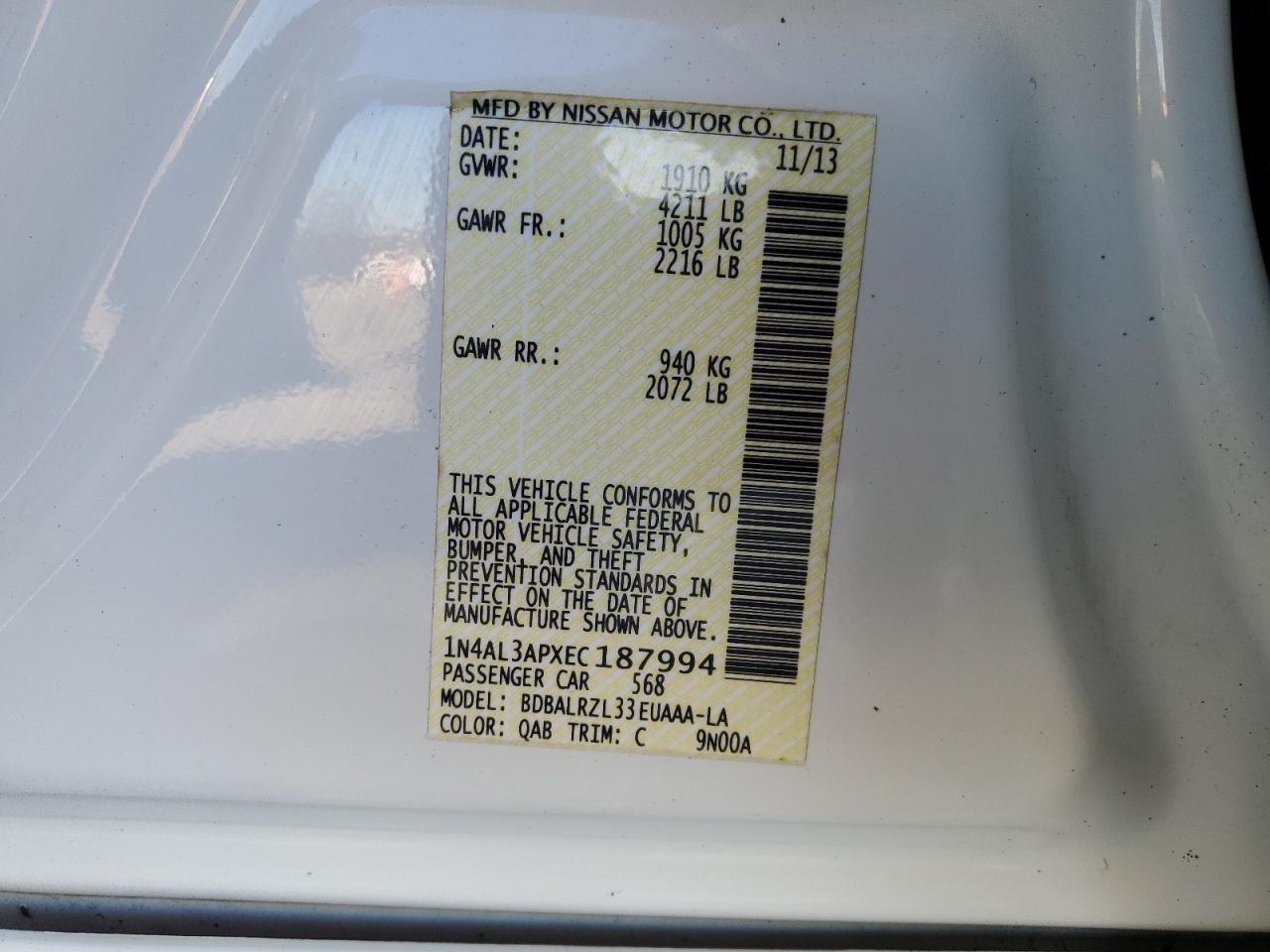 2014 Nissan Altima - Image 14
