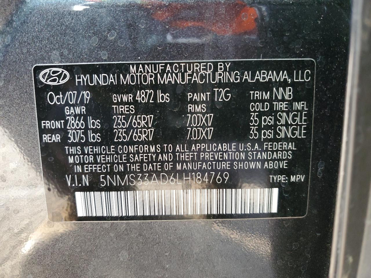 2020 Hyundai Santa Fe - Image 16