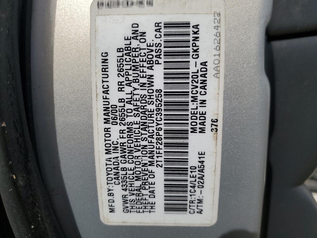 2000 Toyota Camry Solara - Image 13