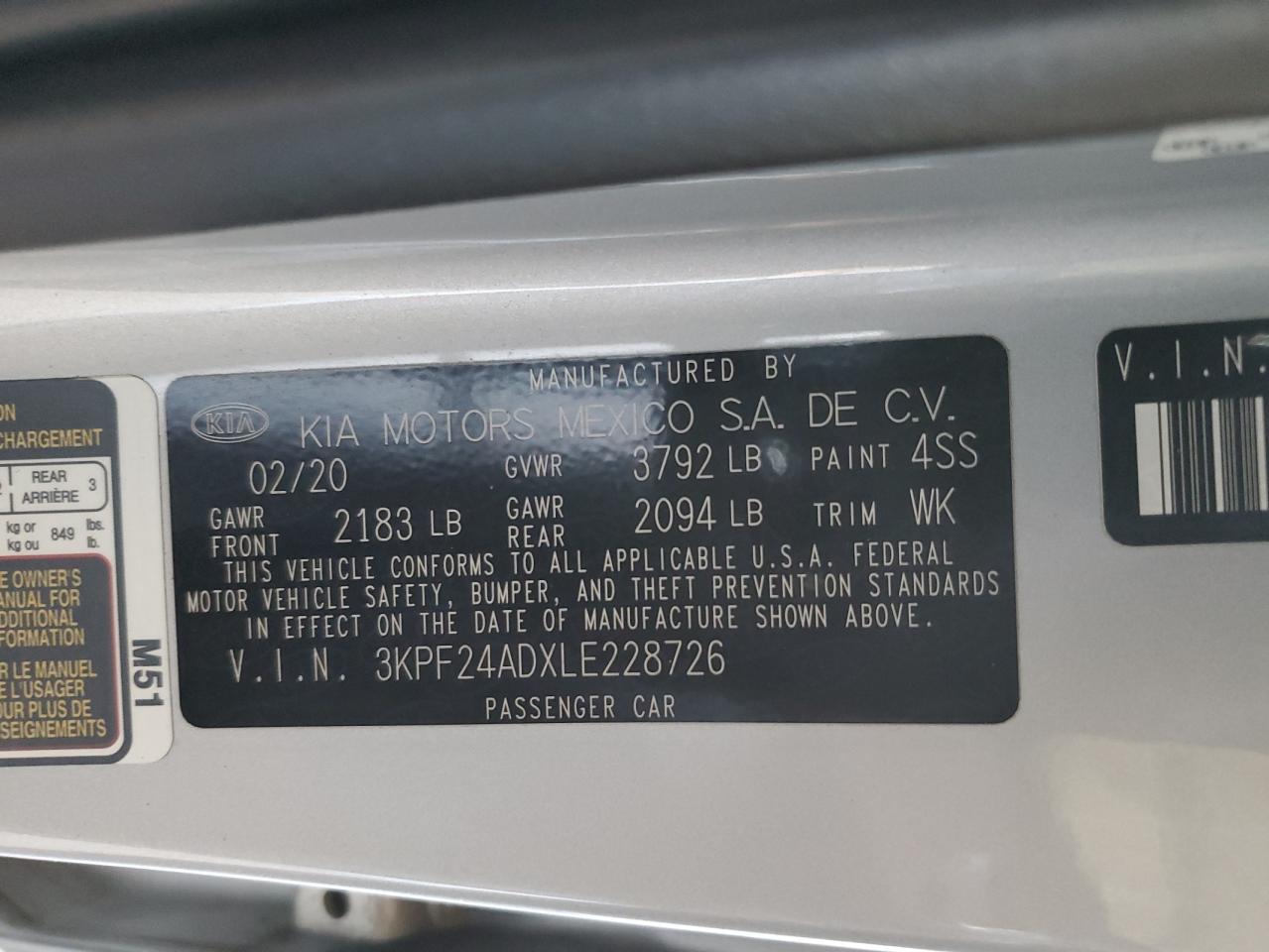 2020 Kia Forte - Image 14