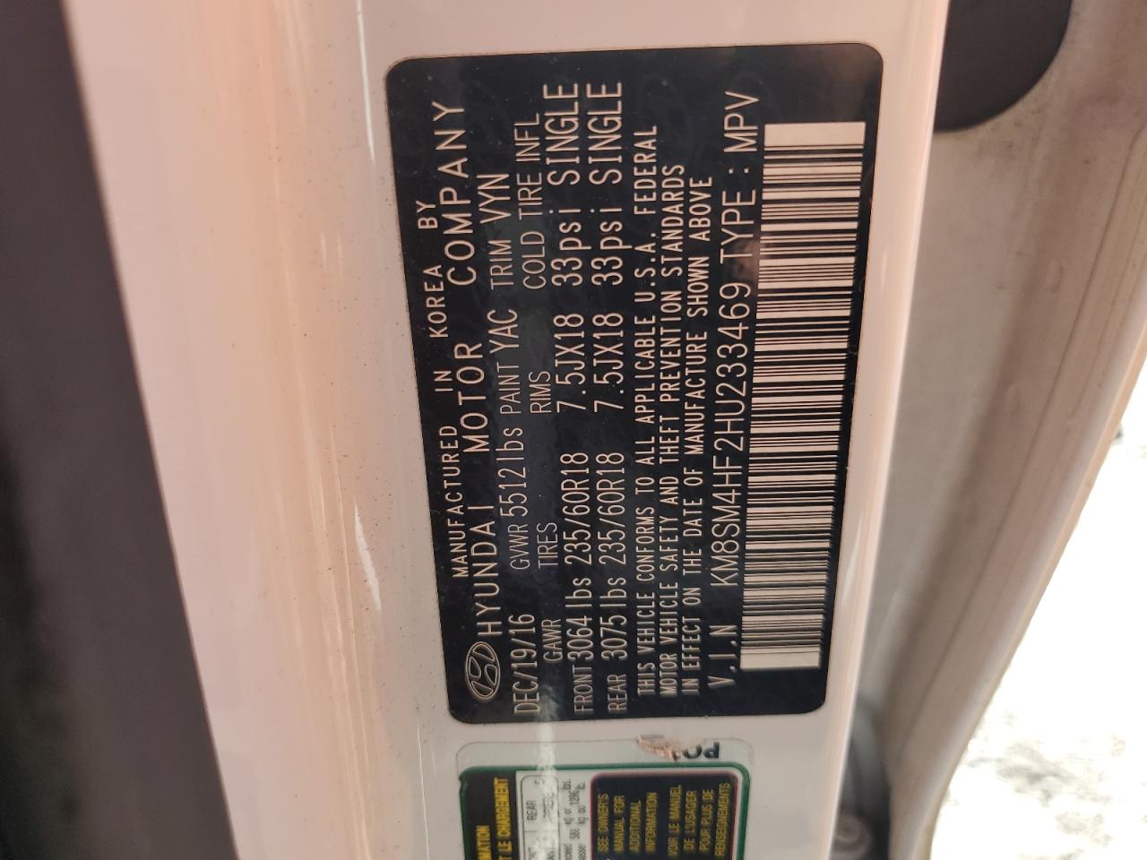 2017 Hyundai Santa Fe - Image 14