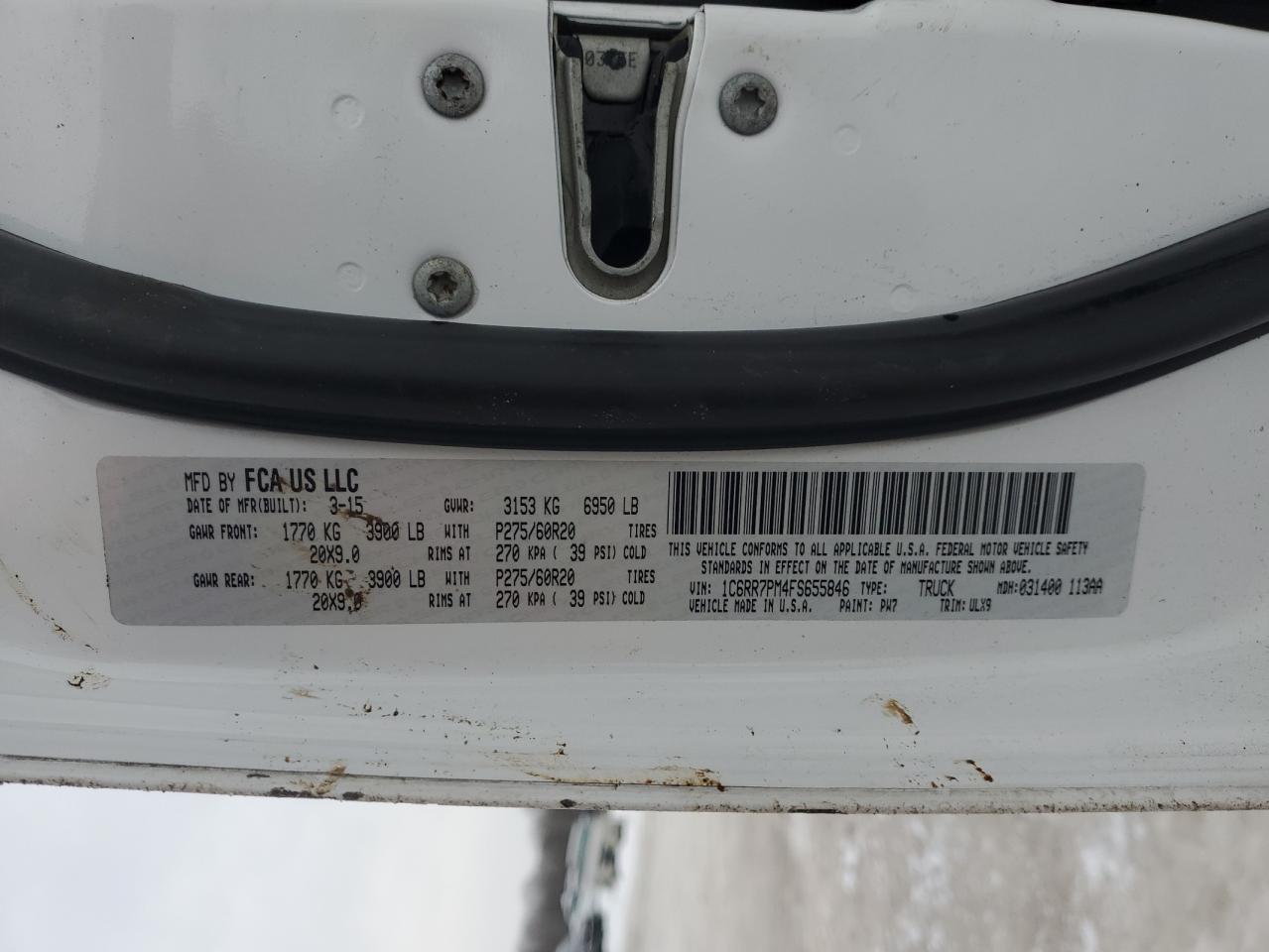 2015 RAM 1500 - Image 13