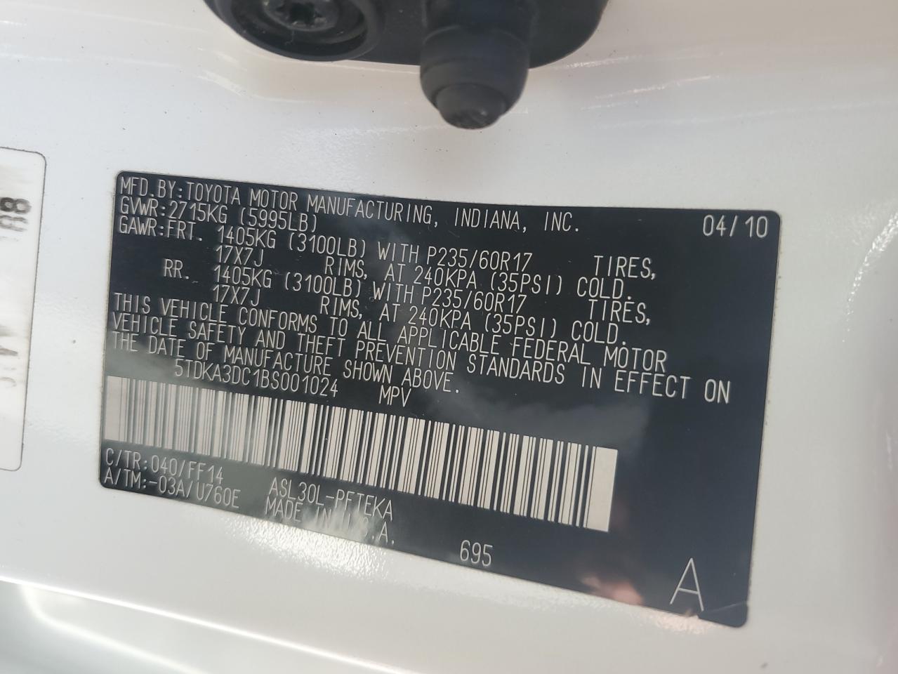 2011 Toyota Sienna - Image 14