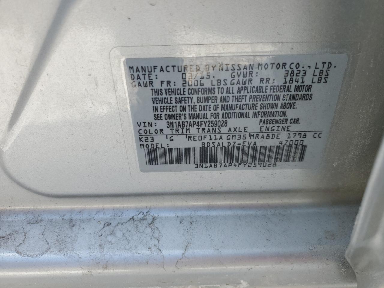 2015 Nissan Sentra - Image 12