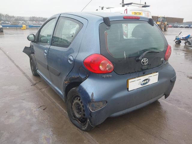 2008 TOYOTA AYGO BLUE