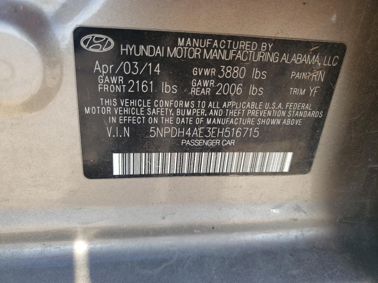2014 Hyundai Elantra - Image 12