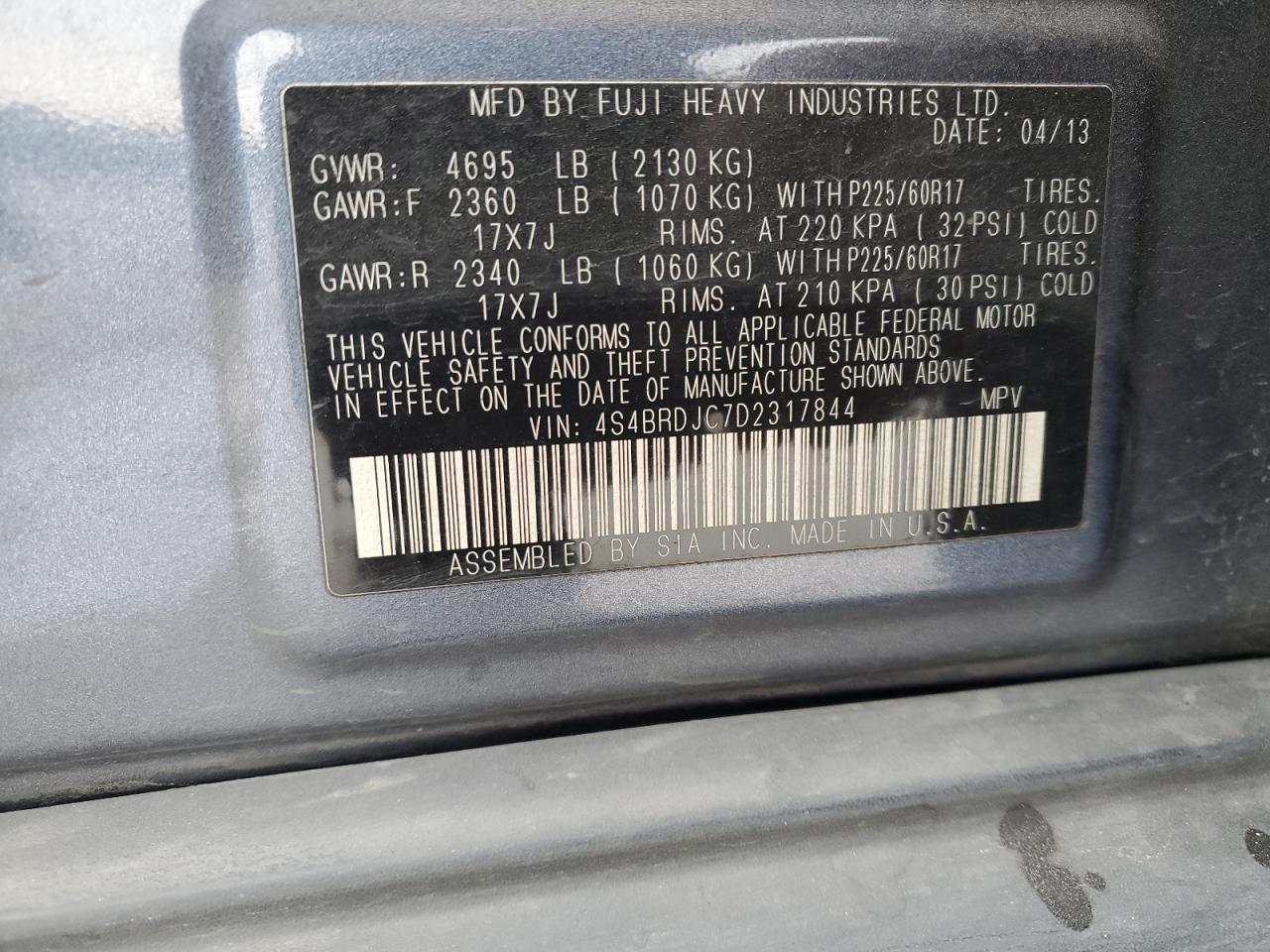 2013 Subaru Outback - Image 14